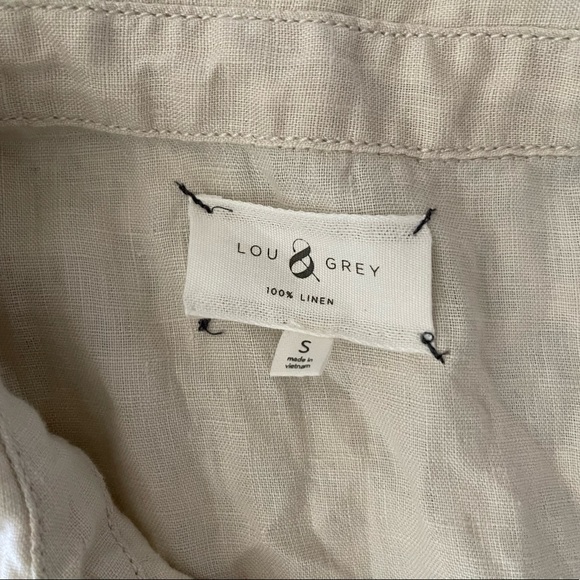 Lou & Grey Linen button front jumpsuit. - Picture 2 of 4